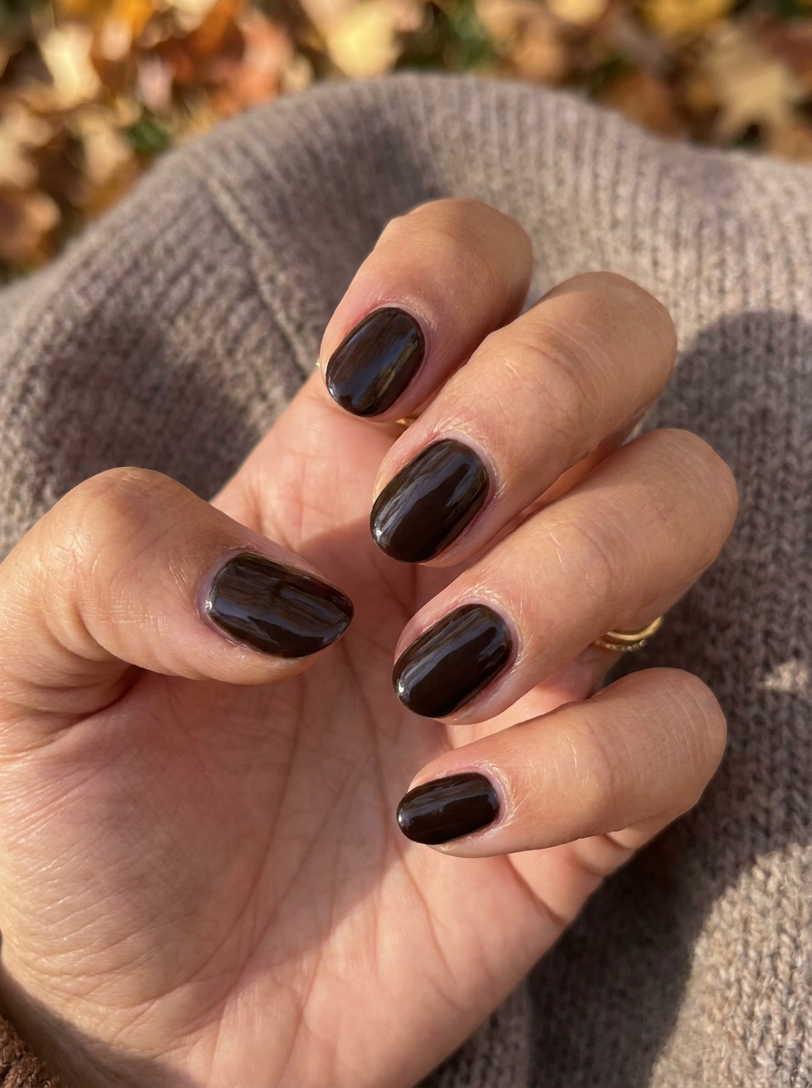 Espresso Brown als Herbst Nagelfarben Inspiration 2026